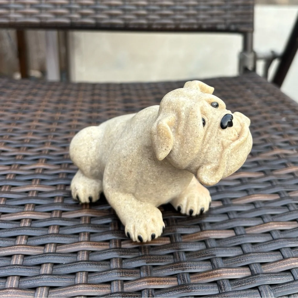 ❤️❤️❤️English Bulldog Figurine Quarry Critters 2002 “ Bully”  - 6 in - Picture 2 of 6